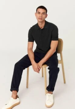 Poloshirt - Schwarz 9 Poloshirt - Schwarz -Hessnatur 96e7b22fa7204019bb4f142698e221b0