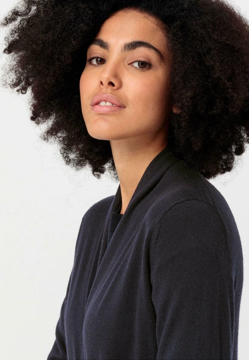 LONG - Strickjacke - Marine 4 LONG - Strickjacke - Marine – Bild 4