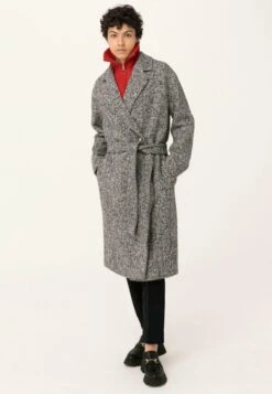 Klassischer Mantel - Grau