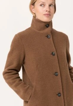 Klassischer Mantel - Dunkel Camel -Hessnatur 9960c6e3c99540d78ae150632ce1823d