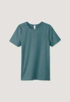 KURZARM - Nachtwäsche Shirt - Islandgrün -Hessnatur 9b36e9719d5544339d0a28a3b0eff972