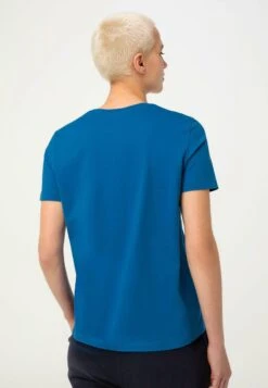 KURZARM - T-Shirt Basic - Wasserblau -Hessnatur 9ecc1d7fb45546b6aa3e0881894f367f