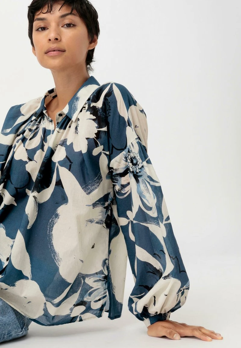 Hemdbluse - Wasserblau 4 Hemdbluse - Wasserblau – Bild 4