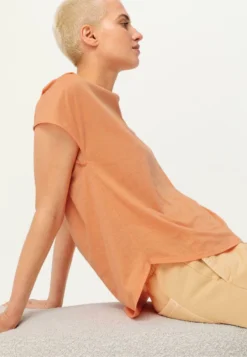 FUNKTIONS - T-Shirt Basic - Apricot -Hessnatur ab17451f3a51456db36765206eb59f59