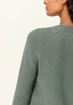 Strickjacke - Agavegrün -Hessnatur ab180bb012294be796cb932ade5bd219