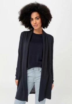 LONG - Strickjacke - Marine