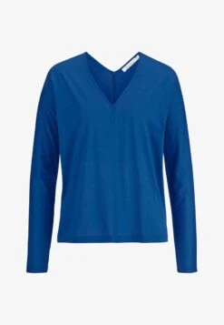 LANGARM - Langarmshirt - Kobaltblau -Hessnatur b4e907a8d86b40dfa9b5a9a30ded5e89