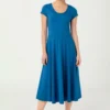 Jerseykleid - Wasserblau