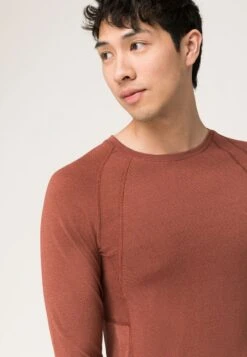 ORGANIC LANGARMSHIRT - Langarmshirt - Ahornrot -Hessnatur b99506b9c5ff41fcb9d29ee6cf59643c