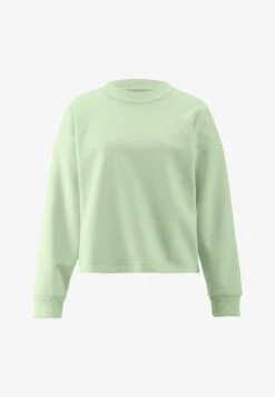 MINERALGEF�RBT - Sweatshirt - Lindgrün -Hessnatur d0f20cf716014aecaf70cc50faf4e964
