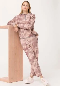 ORGANIC FLEECE-HOSE - Stoffhose - Vintage Lila -Hessnatur d3452241e3a84e368e40a25f50efad36