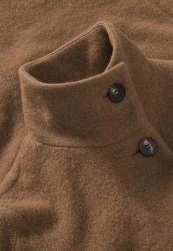 Klassischer Mantel - Dunkel Camel -Hessnatur d69012cfb5744857ba9f063eac4d7075