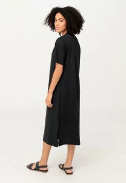 EDLES - Jerseykleid - Schwarz