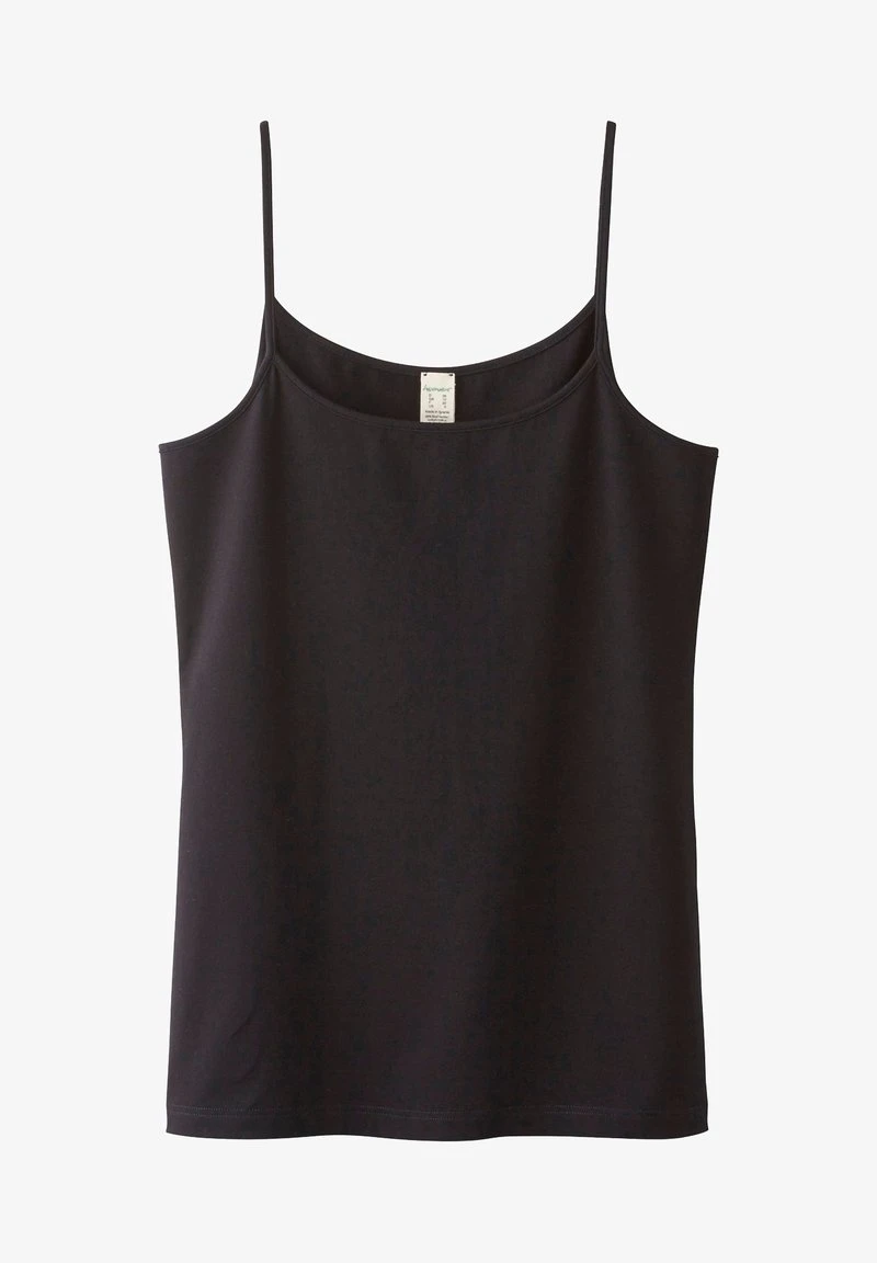ORGANIC SPAGHETTI-TOP PURELUX - Unterhemd/-shirt - Schwarz 3 ORGANIC SPAGHETTI-TOP PURELUX - Unterhemd/-shirt - Schwarz – Bild 3