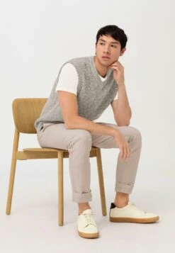 V NECK - Strickpullover - Kieselgrau 9 V NECK - Strickpullover - Kieselgrau -Hessnatur e686345ac37740a588322c93235f9b1a