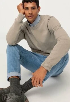 RUNDHALS - Strickpullover - Stein 9 RUNDHALS - Strickpullover - Stein -Hessnatur e892b94496314b5286d503645ba3c87a