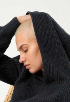 Stoffhose - Marine -Hessnatur e8fbb73d825b4cf8b38192b551a241ae