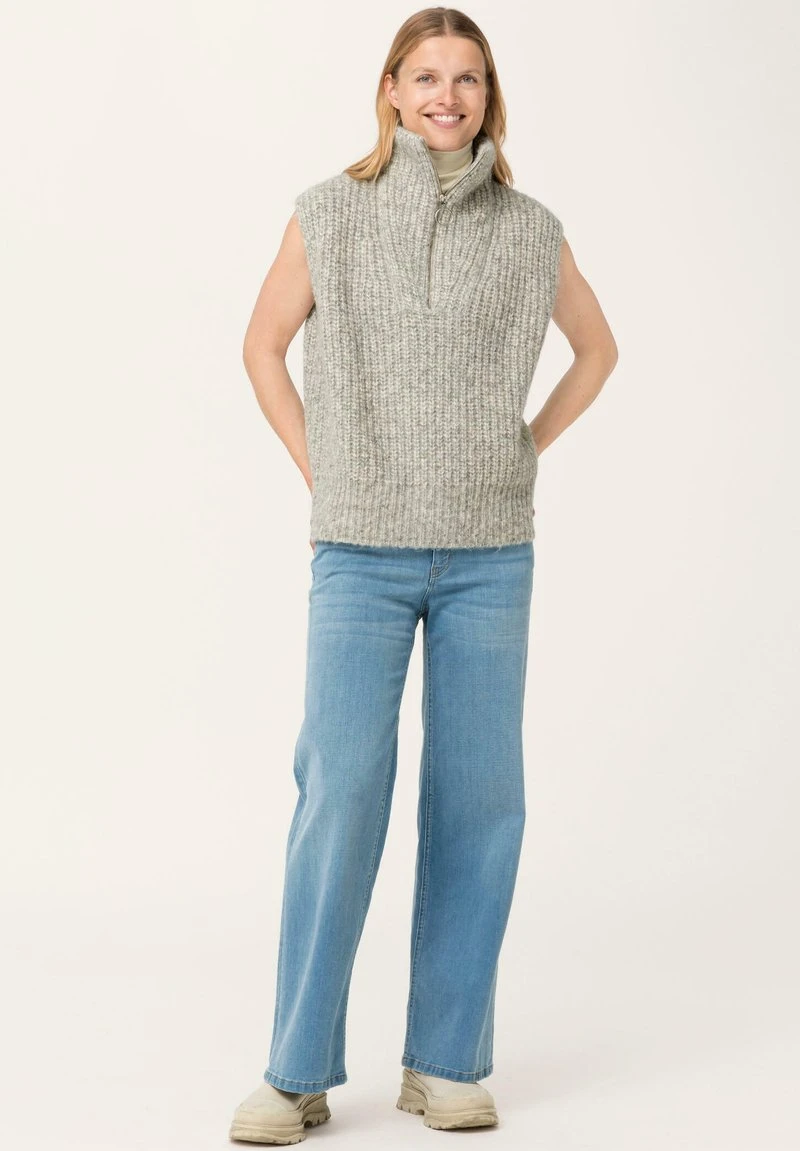 Strickpullover - Naturgrau 2 Strickpullover - Naturgrau – Bild 2