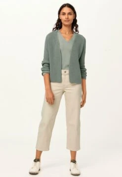 Strickjacke - Agavegrün