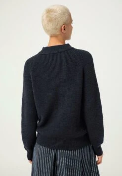 TROYER - Strickpullover - Marine -Hessnatur f7fa2b1b88c346a0aa9c2c5cc637a03a
