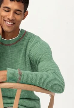 Strickpullover - Graugrün -Hessnatur f811c9470caf40cb8fbdf1225021373c