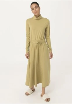 Jerseykleid - Messinggelb