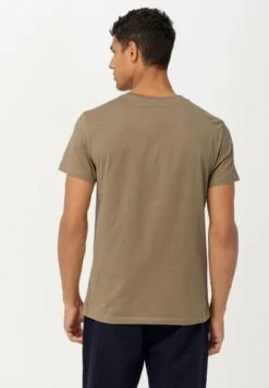 AUS REINER BIO-BAUMWOLLE - T-Shirt Basic - Safari -Hessnatur fafaaf51405846aaa7c823f9dae92717