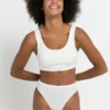 HIGH WAIST 2ER SET - Slip - Naturweiss