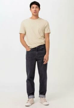 Jeans Straight Leg - Black Washed